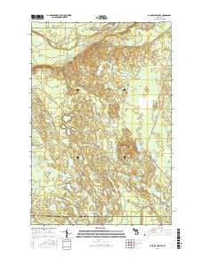 Au Sable Point SE Michigan Current topographic map, 1:24000 scale, 7.5 X 7.5 Minute, Year 2017