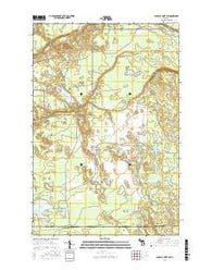 Au Sable Point SW Michigan Current topographic map, 1:24000 scale, 7.5 X 7.5 Minute, Year 2017