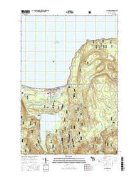 Au Train Michigan Current topographic map, 1:24000 scale, 7.5 X 7.5 Minute, Year 2017
