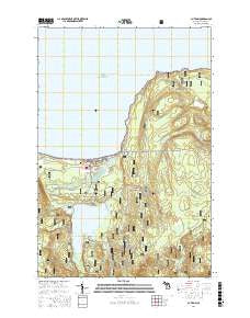 Au Train Michigan Current topographic map, 1:24000 scale, 7.5 X 7.5 Minute, Year 2017