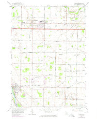 Auburn Michigan Historical topographic map, 1:24000 scale, 7.5 X 7.5 Minute, Year 1962