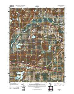 Augusta Michigan Historical topographic map, 1:24000 scale, 7.5 X 7.5 Minute, Year 2011