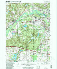 Augusta Michigan Historical topographic map, 1:24000 scale, 7.5 X 7.5 Minute, Year 1998