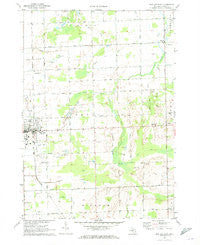Bad Axe East Michigan Historical topographic map, 1:24000 scale, 7.5 X 7.5 Minute, Year 1970