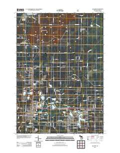 Baldwin Michigan Historical topographic map, 1:24000 scale, 7.5 X 7.5 Minute, Year 2012