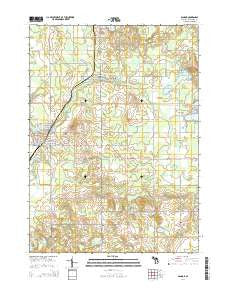 Bangor Michigan Historical topographic map, 1:24000 scale, 7.5 X 7.5 Minute, Year 2014