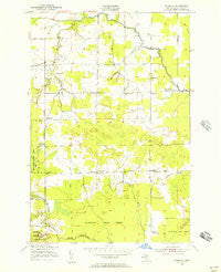 Barbeau Michigan Historical topographic map, 1:24000 scale, 7.5 X 7.5 Minute, Year 1951