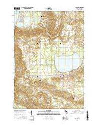 Bear Lake Michigan Current topographic map, 1:24000 scale, 7.5 X 7.5 Minute, Year 2017