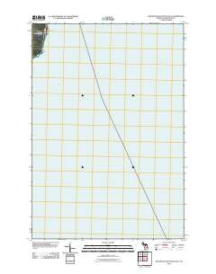 Beaver Island South OE E Michigan Historical topographic map, 1:24000 scale, 7.5 X 7.5 Minute, Year 2011