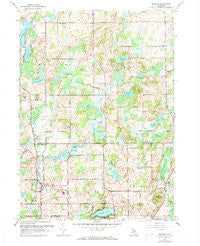 Bedford Michigan Historical topographic map, 1:24000 scale, 7.5 X 7.5 Minute, Year 1961