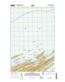 Belle Harbor Michigan Current topographic map, 1:24000 scale, 7.5 X 7.5 Minute, Year 2017