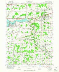 Belleville Michigan Historical topographic map, 1:24000 scale, 7.5 X 7.5 Minute, Year 1952