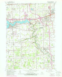 Belleville Michigan Historical topographic map, 1:24000 scale, 7.5 X 7.5 Minute, Year 1967