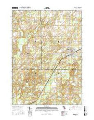 Bellevue Michigan Current topographic map, 1:24000 scale, 7.5 X 7.5 Minute, Year 2017