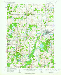 Bellevue Michigan Historical topographic map, 1:24000 scale, 7.5 X 7.5 Minute, Year 1961