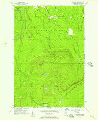 Bergland NE Michigan Historical topographic map, 1:24000 scale, 7.5 X 7.5 Minute, Year 1956