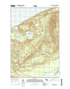 Betsy Lake North Michigan Historical topographic map, 1:24000 scale, 7.5 X 7.5 Minute, Year 2014