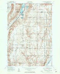 Big Bradford Lake Michigan Historical topographic map, 1:24000 scale, 7.5 X 7.5 Minute, Year 1951