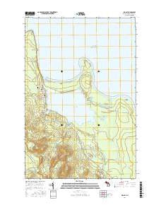 Big Bay Michigan Current topographic map, 1:24000 scale, 7.5 X 7.5 Minute, Year 2017