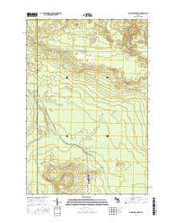 Big Beaver Creek Michigan Current topographic map, 1:24000 scale, 7.5 X 7.5 Minute, Year 2017