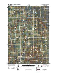 Big Ravine Creek Michigan Historical topographic map, 1:24000 scale, 7.5 X 7.5 Minute, Year 2011