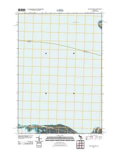 Big Stone Bay Michigan Historical topographic map, 1:24000 scale, 7.5 X 7.5 Minute, Year 2011