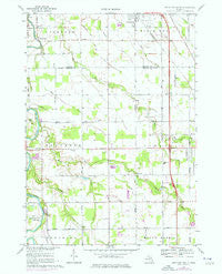 Birch Run South Michigan Historical topographic map, 1:24000 scale, 7.5 X 7.5 Minute, Year 1969