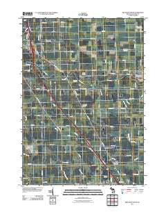 Birch Run North Michigan Historical topographic map, 1:24000 scale, 7.5 X 7.5 Minute, Year 2011