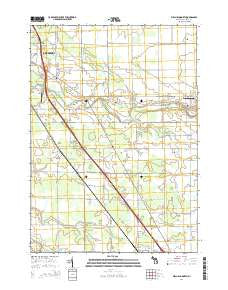 Birch Run North Michigan Historical topographic map, 1:24000 scale, 7.5 X 7.5 Minute, Year 2014