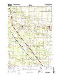 Birch Run North Michigan Current topographic map, 1:24000 scale, 7.5 X 7.5 Minute, Year 2017