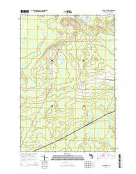 Blaney Park Michigan Historical topographic map, 1:24000 scale, 7.5 X 7.5 Minute, Year 2014