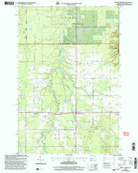 Bruce Crossing Michigan Historical topographic map, 1:24000 scale, 7.5 X 7.5 Minute, Year 1999