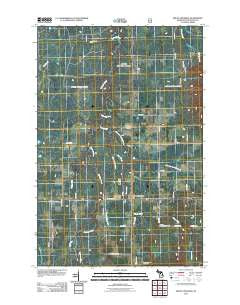 Bruce Crossing Michigan Historical topographic map, 1:24000 scale, 7.5 X 7.5 Minute, Year 2011