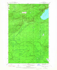 Bruneau Creek Michigan Historical topographic map, 1:24000 scale, 7.5 X 7.5 Minute, Year 1946