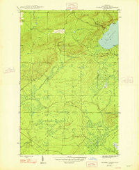 Bruneau Creek Michigan Historical topographic map, 1:24000 scale, 7.5 X 7.5 Minute, Year 1948
