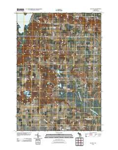 Buckley Michigan Historical topographic map, 1:24000 scale, 7.5 X 7.5 Minute, Year 2011