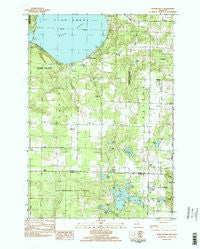 Burdickville Michigan Historical topographic map, 1:24000 scale, 7.5 X 7.5 Minute, Year 1983