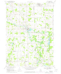 Byron Michigan Historical topographic map, 1:24000 scale, 7.5 X 7.5 Minute, Year 1969