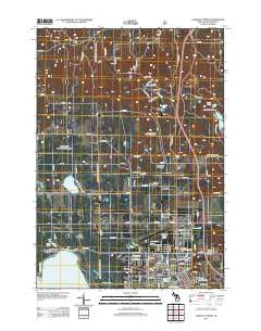 Cadillac North Michigan Historical topographic map, 1:24000 scale, 7.5 X 7.5 Minute, Year 2012