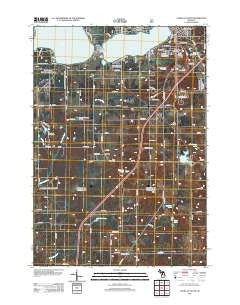 Cadillac South Michigan Historical topographic map, 1:24000 scale, 7.5 X 7.5 Minute, Year 2012