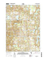 Cannonsburg Michigan Historical topographic map, 1:24000 scale, 7.5 X 7.5 Minute, Year 2014