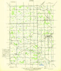 Carleton Michigan Historical topographic map, 1:31680 scale, 7.5 X 7.5 Minute, Year 1936