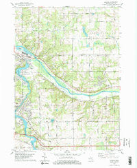 Cascade Michigan Historical topographic map, 1:24000 scale, 7.5 X 7.5 Minute, Year 1978