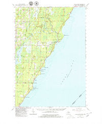 Cedar River Michigan Historical topographic map, 1:62500 scale, 15 X 15 Minute, Year 1963