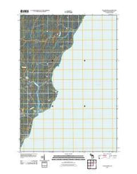 Cedar River Michigan Historical topographic map, 1:24000 scale, 7.5 X 7.5 Minute, Year 2011