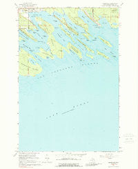 Cedarville Michigan Historical topographic map, 1:24000 scale, 7.5 X 7.5 Minute, Year 1964