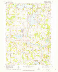 Cement City Michigan Historical topographic map, 1:24000 scale, 7.5 X 7.5 Minute, Year 1971