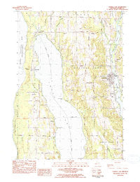 Central Lake Michigan Historical topographic map, 1:25000 scale, 7.5 X 7.5 Minute, Year 1983
