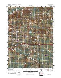 Ceresco Michigan Historical topographic map, 1:24000 scale, 7.5 X 7.5 Minute, Year 2011