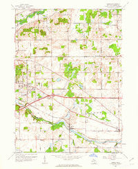 Ceresco Michigan Historical topographic map, 1:24000 scale, 7.5 X 7.5 Minute, Year 1961